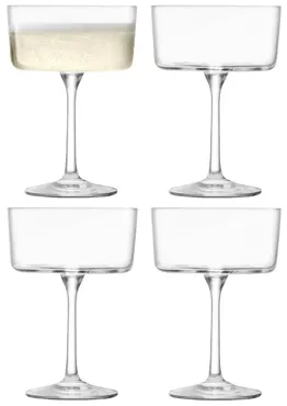 4er Set Gio Champagner/Cocktail Glas 230ml transparent
