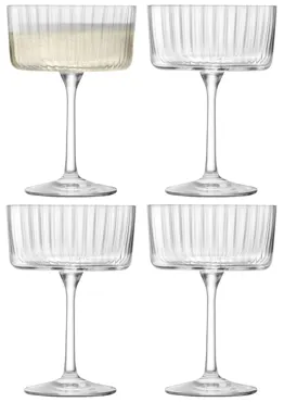 4er Set Gio Line Champagner-/Cocktailglas 230ml transparent