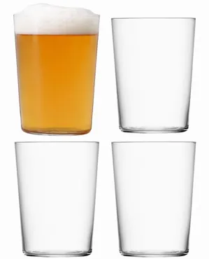 4er Set Gio Trinkbecher gross 560ml transparent