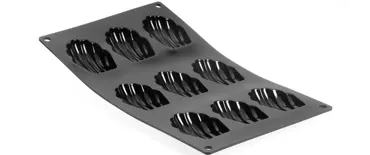 Moul Flex Backform 17.5x30cm für 9 Madeleines